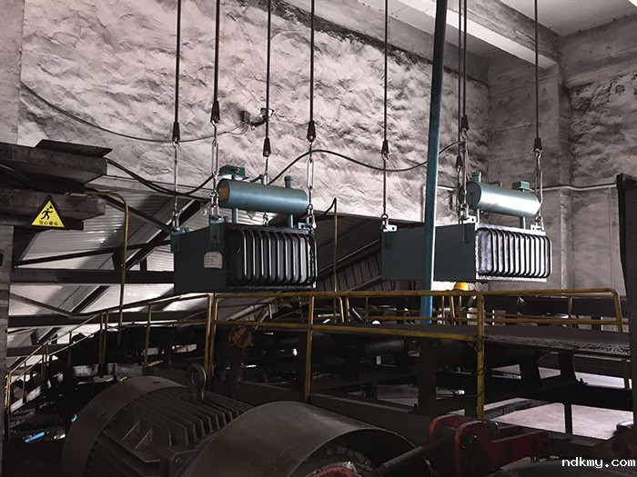 电磁除铁器使用现场